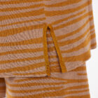 Cotton crêpe blazer with inlaid zebra pattern