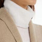 Sleeveless long vest without buttons in 100% Extrafine Merino,