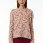 Crew-neck sweater in Baby Alpaca and Merino wool,