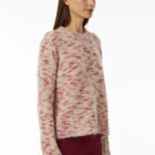 Crew-neck sweater in Baby Alpaca and Merino wool