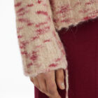 Crew-neck sweater in Baby Alpaca and Merino wool,