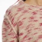 Crew-neck sweater in Baby Alpaca and Merino wool