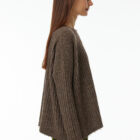 Crew neck sweater in a mix of Cashmere and Lambswool