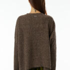 Crew neck sweater in a mix of Cashmere and Lambswool