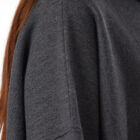 High-neck poncho in 100% Extrafine Merino, fabric stitch,