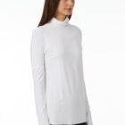 Turtle neck T-shirt in microfiber Jersey