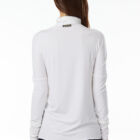 Turtle neck T-shirt in microfiber Jersey