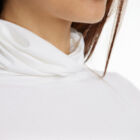 Turtle neck T-shirt in microfiber Jersey