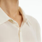 Camicia in 100% Seta, linea fluida, collo classico