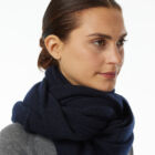 100% cashmere tube scarf